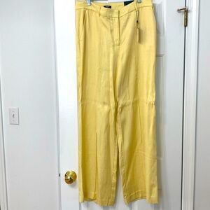 Express high rise trousers size 12r yellow